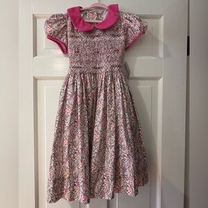 Marco & Lizzy Smocked Floral Dress NWT Sz 6